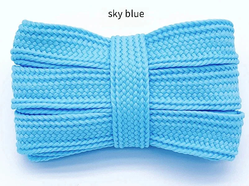 2cm wide fashion laces flat shoelace 18 colors