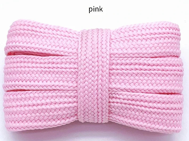 2cm wide fashion laces flat shoelace 18 colors