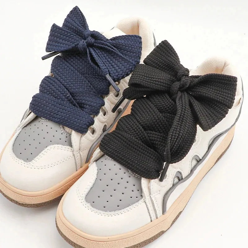 2cm wide fashion laces flat shoelace 18 colors