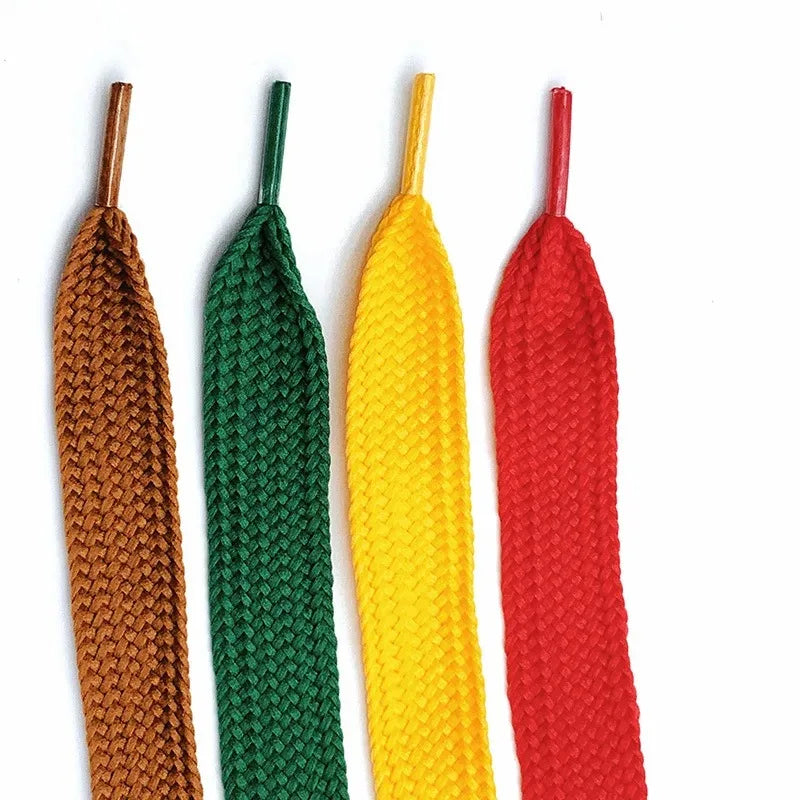 2cm wide fashion laces flat shoelace 18 colors
