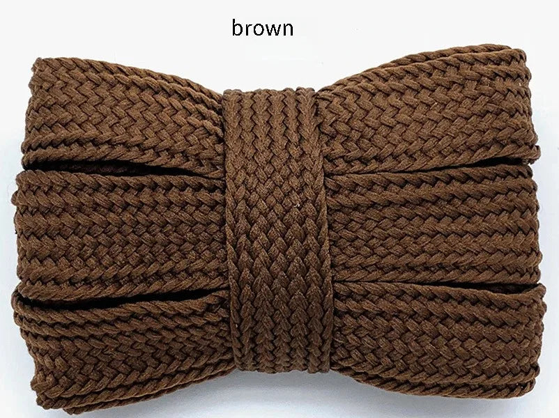 2cm wide fashion laces flat shoelace 18 colors