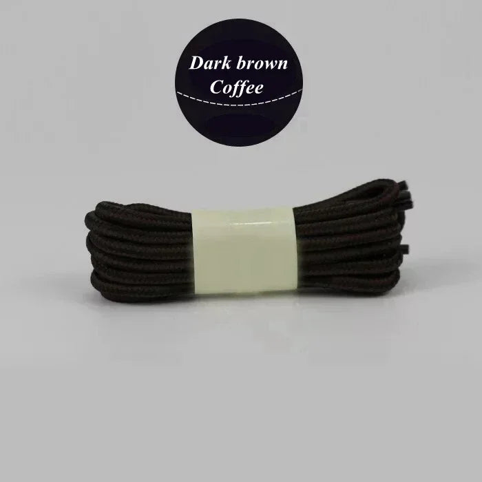 1Pair Round Boot Shoelaces Striped Sneakers Shoe Laces Boots Laces Shoes Strings Outdoor Walking Hiking Shoelace