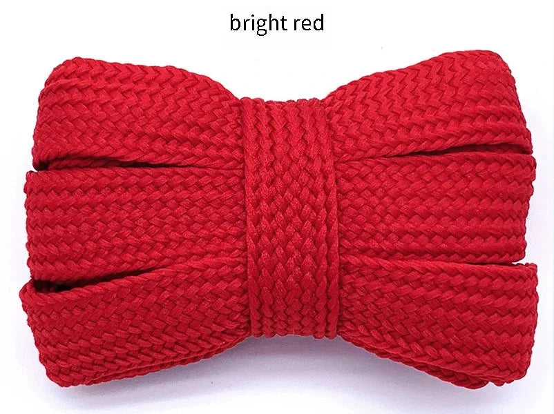 2cm wide fashion laces flat shoelace 18 colors