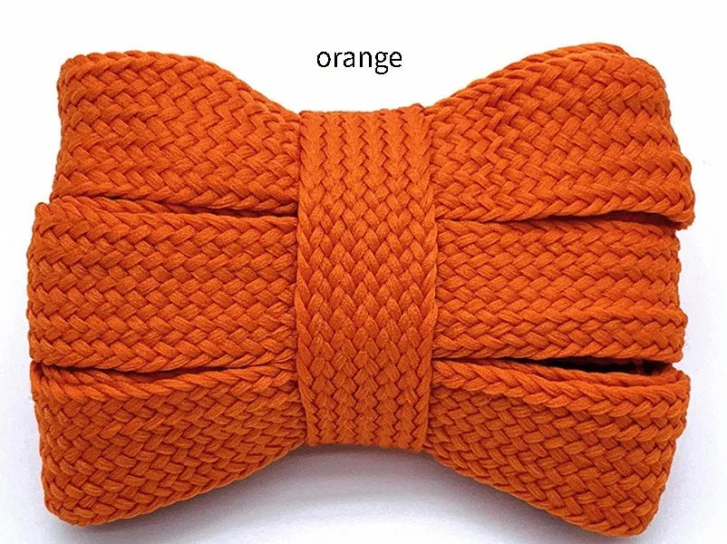 2cm wide fashion laces flat shoelace 18 colors