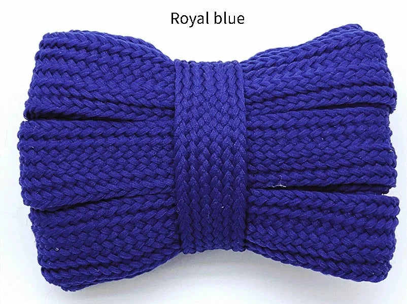 2cm wide fashion laces flat shoelace 18 colors