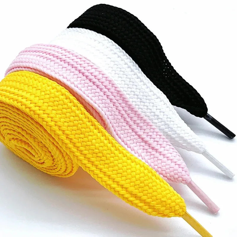 2cm wide fashion laces flat shoelace 18 colors
