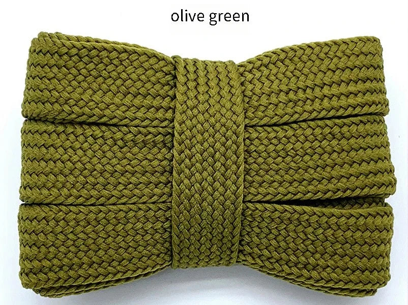 2cm wide fashion laces flat shoelace 18 colors
