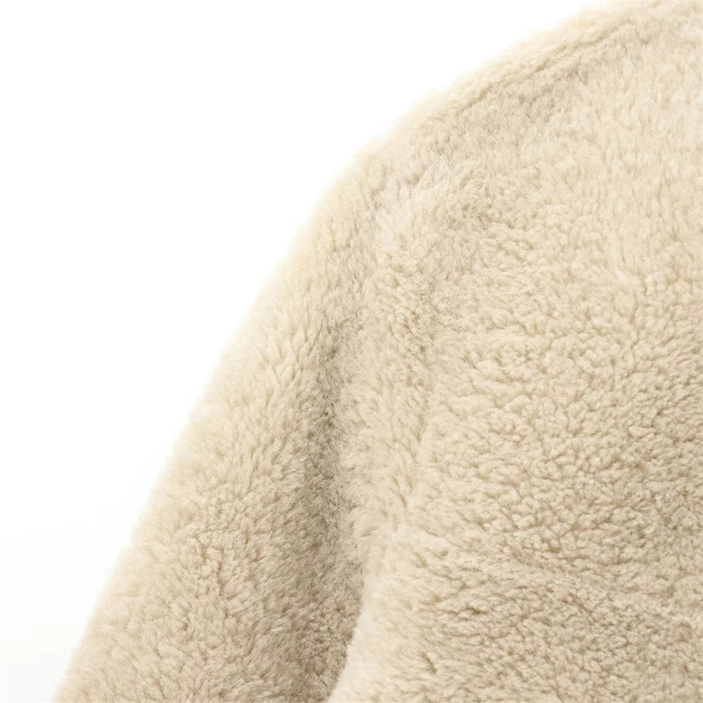 women's jacket jacket Maillard retro decoration round neck single breasted autumn new jacket