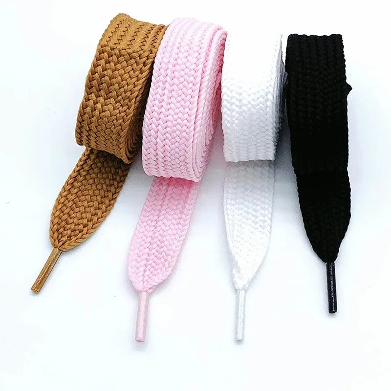 2cm wide fashion laces flat shoelace 18 colors