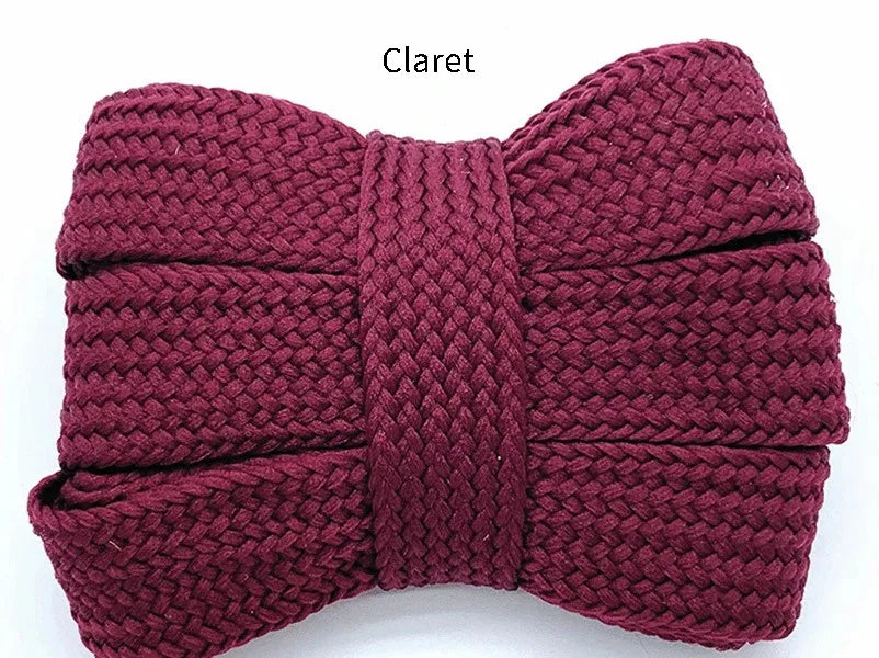 2cm wide fashion laces flat shoelace 18 colors