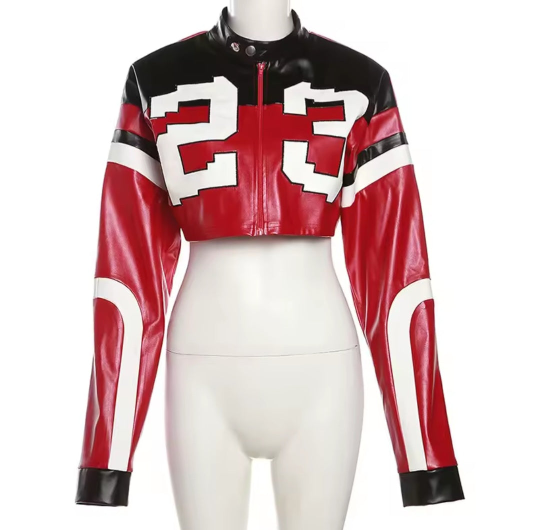 Sporty Leather Jacket