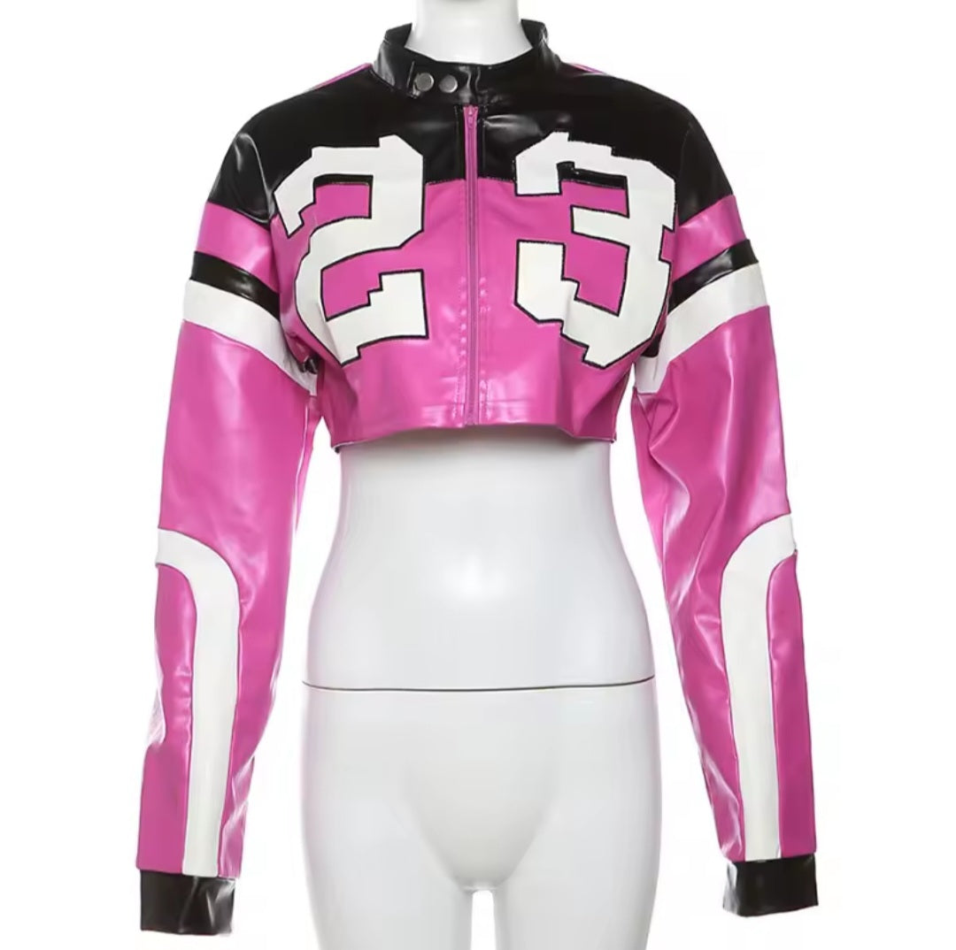 Sporty Leather Jacket